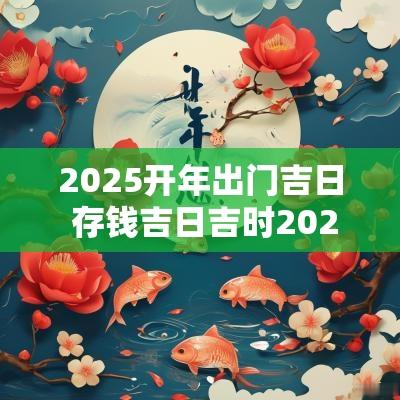 2025开年出门吉日 存钱吉日吉时2025