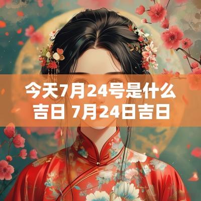 今天7月24号是什么吉日 7月24日吉日查询