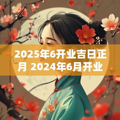 2025年6开业吉日正月 2025年6月开业吉日一览表