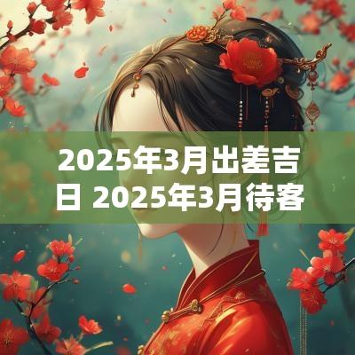 2025年3月出差吉日 2025年3月待客吉日