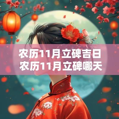 农历11月立碑吉日 农历11月立碑哪天好