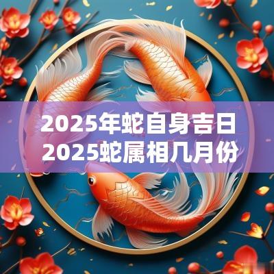 2025年蛇自身吉日 2025蛇属相几月份出生好