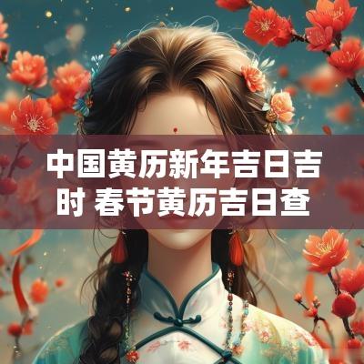 中国黄历新年吉日吉时 春节黄历吉日查询大全表