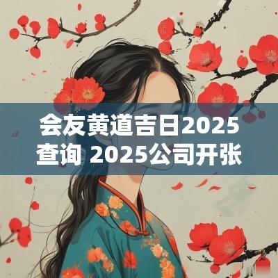 会友黄道吉日2025查询 2025公司开张黄道吉日