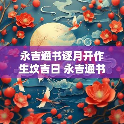 永吉通书逐月开作生坟吉日 永吉通书白话文