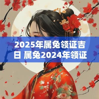 2025年属兔领证吉日 属兔2025年领证吉日一览表