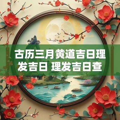 古历三月黄道吉日理发吉日 理发吉日查询2025年11月黄道吉日