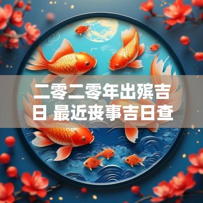 二零二零年出殡吉日 最近丧事吉日查询表