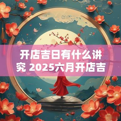 开店吉日有什么讲究 2026六月开店吉日