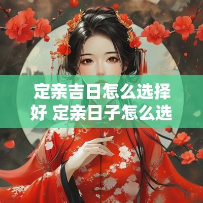 定亲吉日怎么选择好 定亲日子怎么选