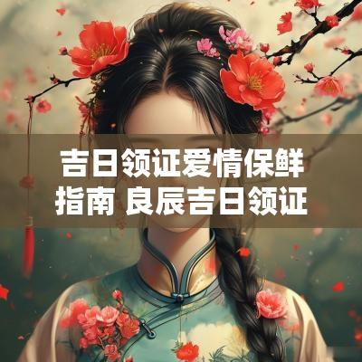 吉日领证爱情保鲜指南 良辰吉日领证