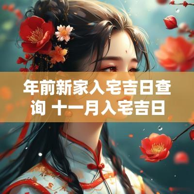 年前新家入宅吉日查询 十一月入宅吉日一览表
