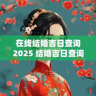 在线结婚吉日查询2025 结婚吉日查询2025年免费