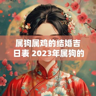 属狗属鸡的结婚吉日表 2025年属狗的结婚黄道吉日