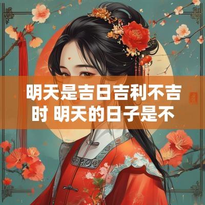 明天是吉日吉利不吉时 明天的日子是不是吉日