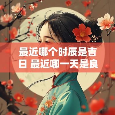 最近哪个时辰是吉日 最近哪一天是良辰吉日 最近哪个时辰是吉日 最近哪一天是良辰吉日