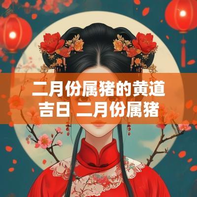 二月份属猪的黄道吉日 二月份属猪
