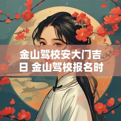 金山驾校安大门吉日 金山驾校报名时间