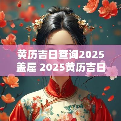 黄历吉日查询2025盖屋 2025黄历吉日查询3月