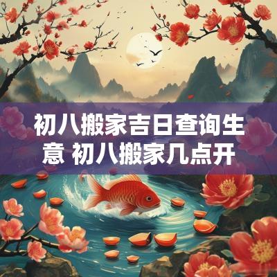 初八搬家吉日查询生意 初八搬家几点开火好