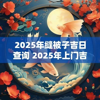 2025年缝被子吉日查询 2025年上门吉日吉时