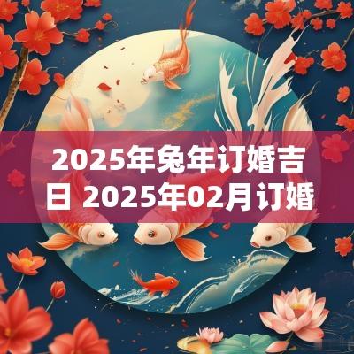 2025年蛇年订婚吉日 2025年02月订婚吉日一览表