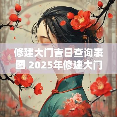 修建大门吉日查询表图 2025年修建大门吉日查询