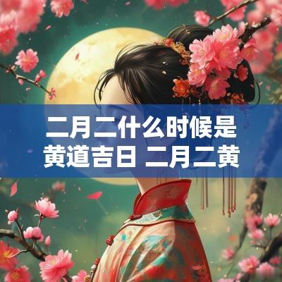 二月二什么时候是黄道吉日 二月二黄道吉日