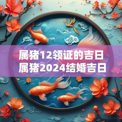 属猪12领证的吉日 属猪2025结婚吉日时间表