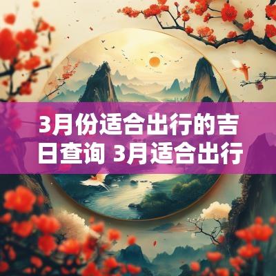 3月份适合出行的吉日查询 3月适合出行的吉日