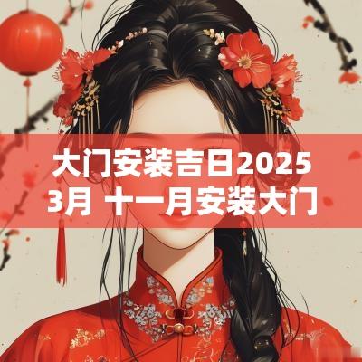 大门安装吉日20253月 十一月安装大门的吉日