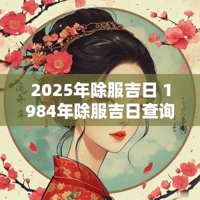 2025年除服吉日 1984年除服吉日查询