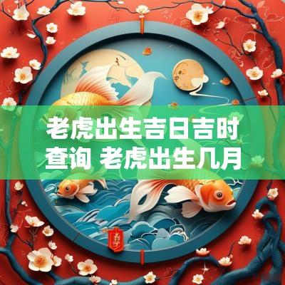 老虎出生吉日吉时查询 老虎出生几月好