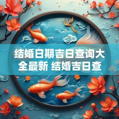结婚日期吉日查询大全最新 结婚吉日查询农历七月