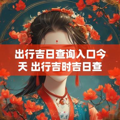 出行吉日查询入口今天 出行吉时吉日查询官网