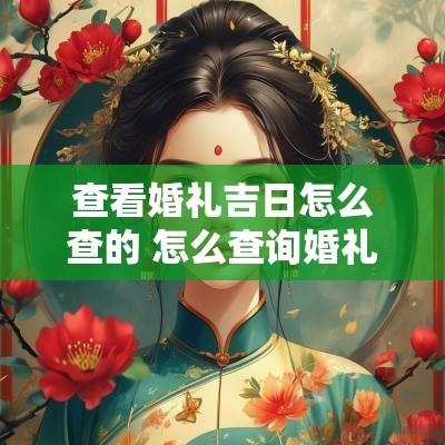 查看婚礼吉日怎么查的 怎么查询婚礼状况