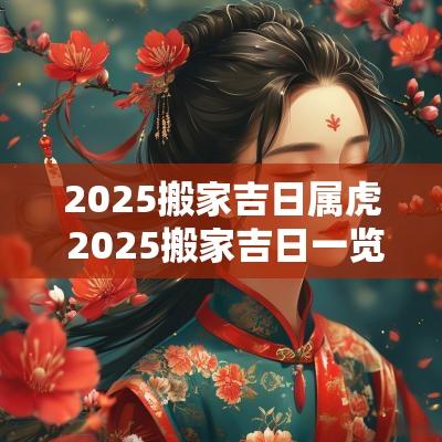2025搬家吉日属虎 2025搬家吉日一览表
