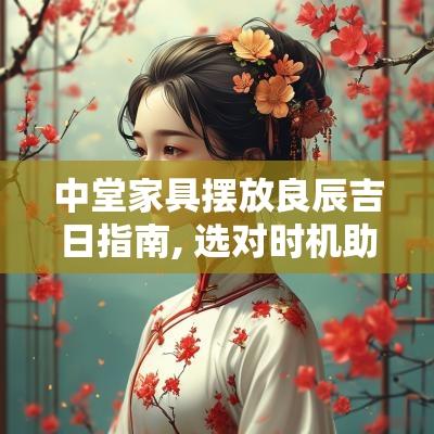中堂家具摆放良辰吉日指南, 选对时机助运势