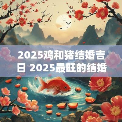 2025鸡和猪结婚吉日 2025最旺的结婚吉日