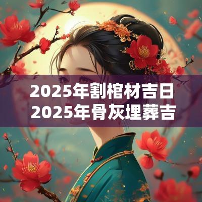 2025年割棺材吉日 2025年骨灰埋葬吉日