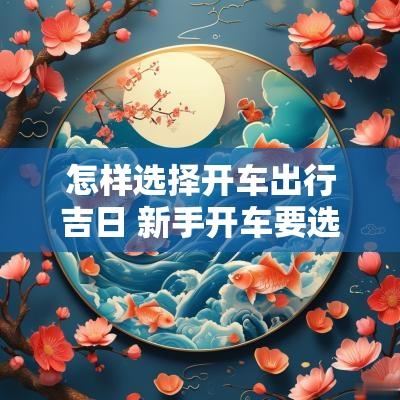怎样选择开车出行吉日 新手开车要选良辰吉日吗