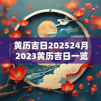 黄历吉日202524月 2025黄历吉日一览表