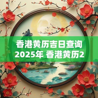 香港黄历吉日查询2025年 香港黄历2025查询