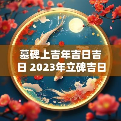 墓碑上吉年吉日吉日 2025年立碑吉日吉时对照表