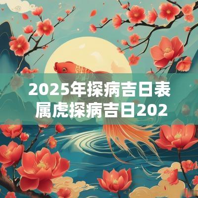2025年探病吉日表 属虎探病吉日2025