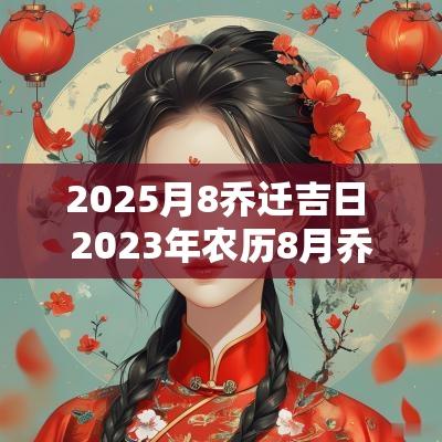 2025月8乔迁吉日 2025年农历8月乔迁新居吉日