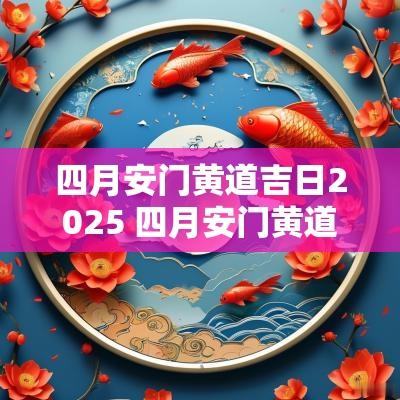 四月安门黄道吉日2025 四月安门黄道吉日