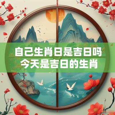 自己生肖日是吉日吗 今天是吉日的生肖
