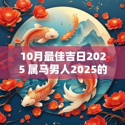 10月最佳吉日2025 属马男人2025的吉日