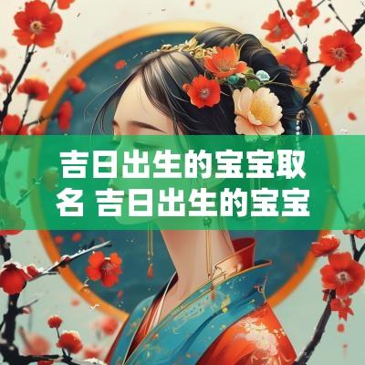 吉日出生的宝宝取名 吉日出生的宝宝